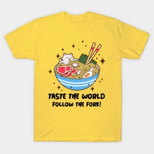 Food bloggers taste worlds T-Shirt